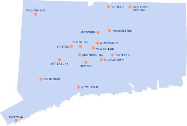 Map of Wheeler Locations