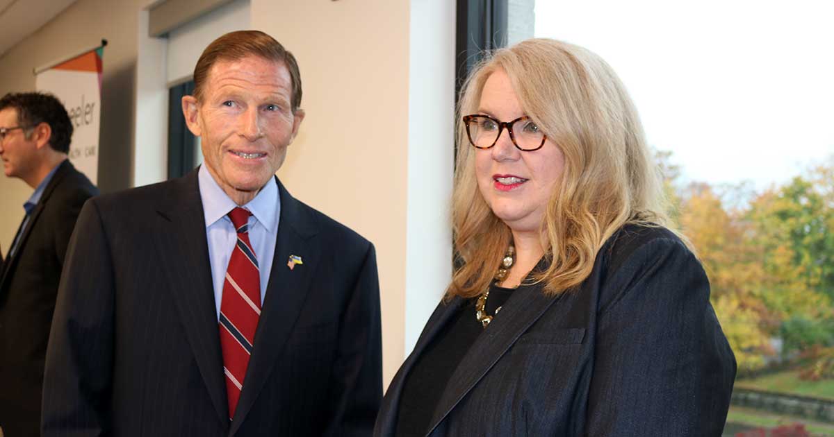 U.S. Senator Richard Blumenthal and HRSA Administrator Carole Johnson