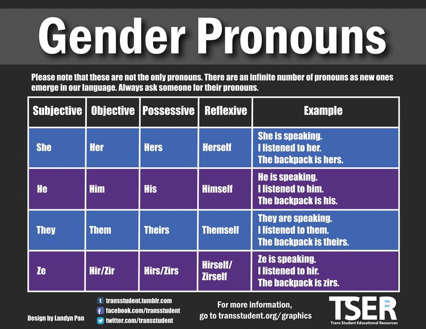 Lgbtq Pronoun Practice Worksheet